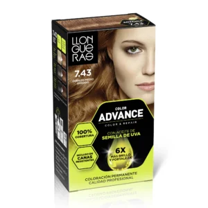LLONGUERAS COLOR ADVANCE #7,43-cobrizo medio dorado 1 u