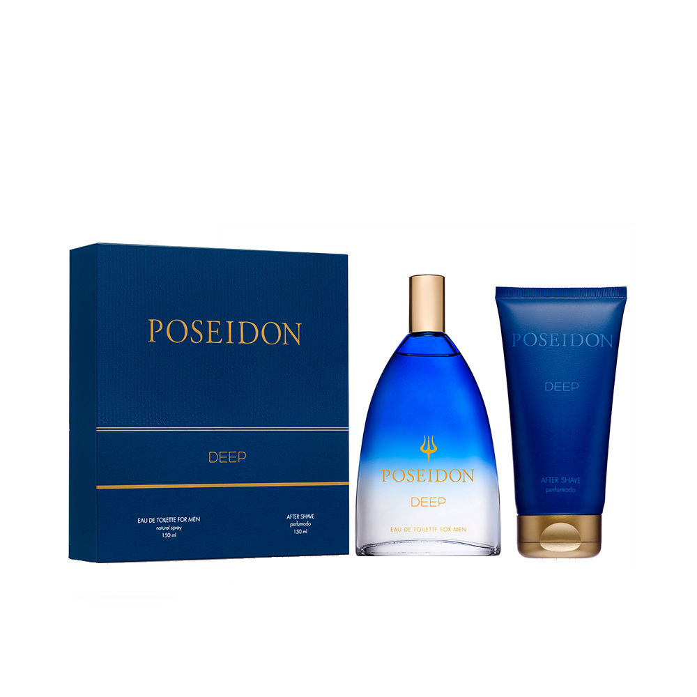 POSEIDON DEEP MEN LOTE - Eau de Toilette vaporizador 150 ml + aftershave 150 ml