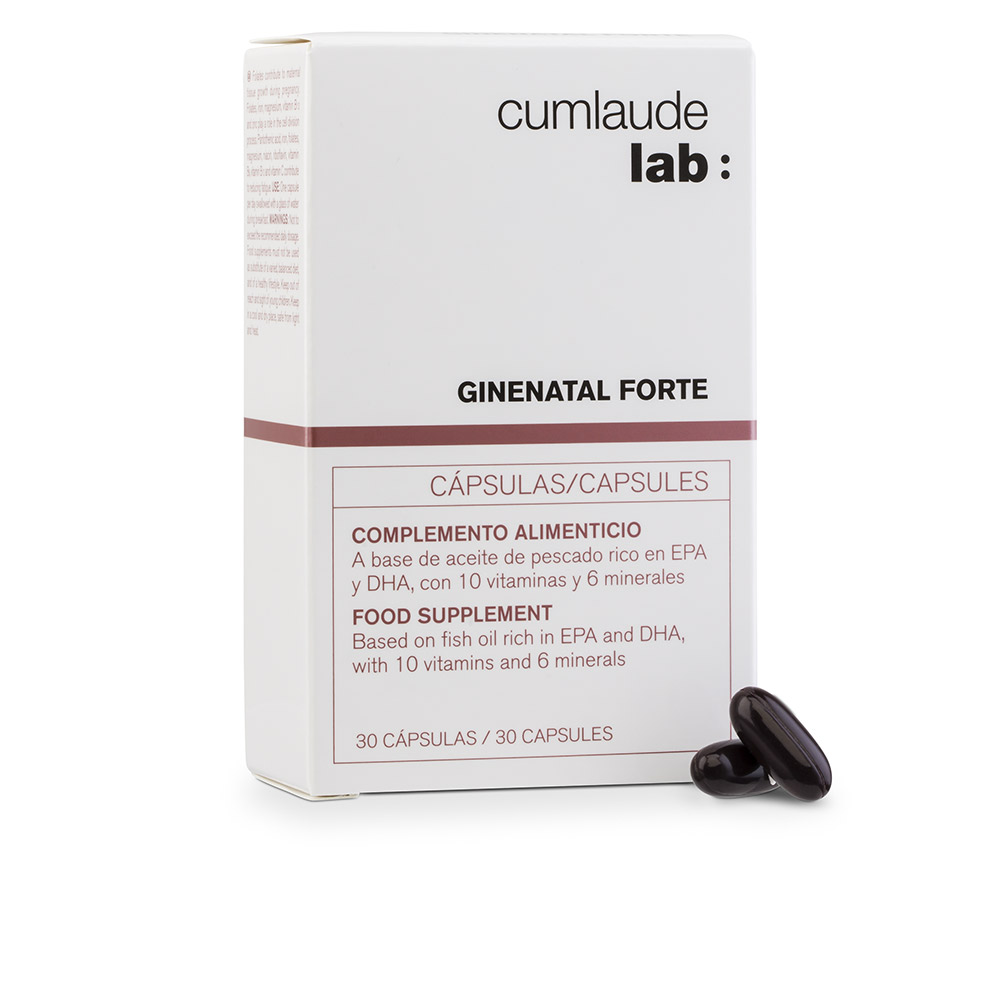 CUMLAUDE LAB GINENATAL FORTE - Complemento alimenticio en cápsulas, 30 cápsulas