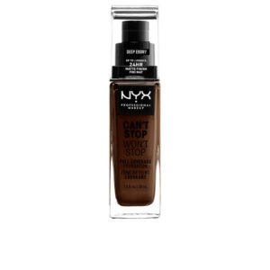 Nyx Professional Make Up Can't Stop Won't Stop Full Coverage Foundation Deep Ebony 30 ml