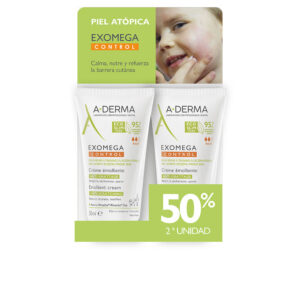 A-derma Exomega Control Crema Emoliente Pack 2 x 50 ml