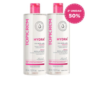 Topicrem HYDRA+ Agua Micelar Suave Duo 2 x 400 ml