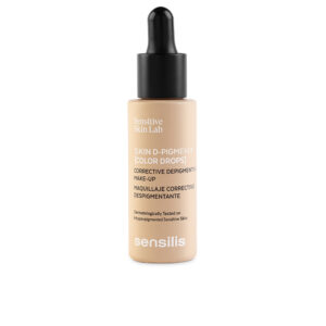Sensilis Skin D-Pigment [Color Drops] Maquillaje Corrector Despigmentante #Peche rose 30 ml