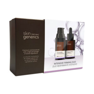 SKIN GENERICS Sérum Reafirmante Intensivo de Silicio Orgánico 30 ml + Contorno de Ojos Antiedad 20 ml Estuche 2 pz
