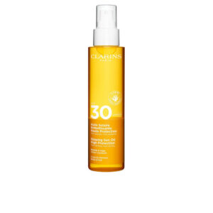 Clarins SOLAR Aceite en Bruma para el Cuerpo UVA/UVB 30, 150 ml