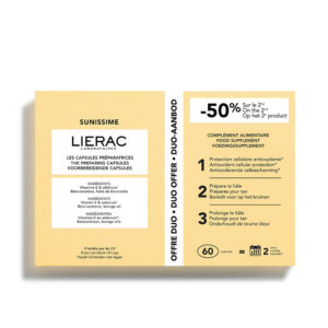 Lierac SUNISSIME cápsulas preparadoras del bronceado – Pack 2 x 30 cápsulas