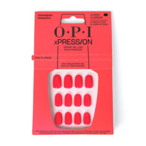 OPI xPRESS/ON Uñas Artificiales – Tonos Icónicos Strawberry Margarita (30 u)