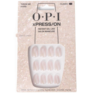 OPI xPRESS/ON Uñas Artificiales Tonos Icónicos #Throw Me a Kiss - 30 u
