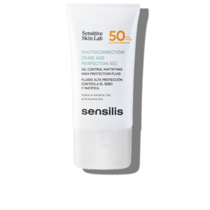 Sensilis Photocorrection Pure Age Perfection 50 - Fluido de Alta Protección, Control de Sebo y Matificante, 40 ml