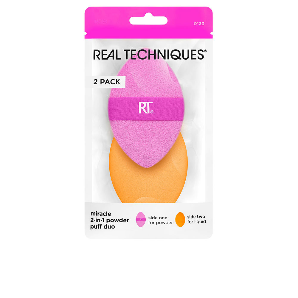 Real Techniques MIRACLE 2-in-1 Powder Puff Duo (2 u)