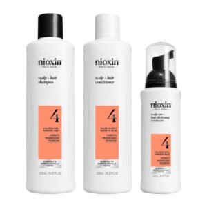 Nioxin System 4 Kit - Tratamiento para Cabello Teñido con Debilitamiento Avanzado