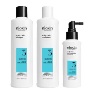 Nioxin Sistema 3 - Kit de Tratamiento para Cabello Teñido con Debilitamiento Leve (3U)