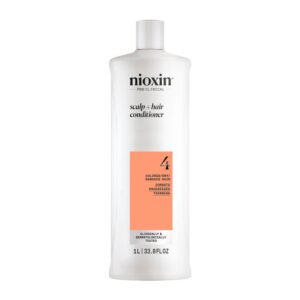 Nioxin SISTEMA 4 - Acondicionador para Cabello Teñido y Dañado con Debilitamiento Avanzado - 1000 ml