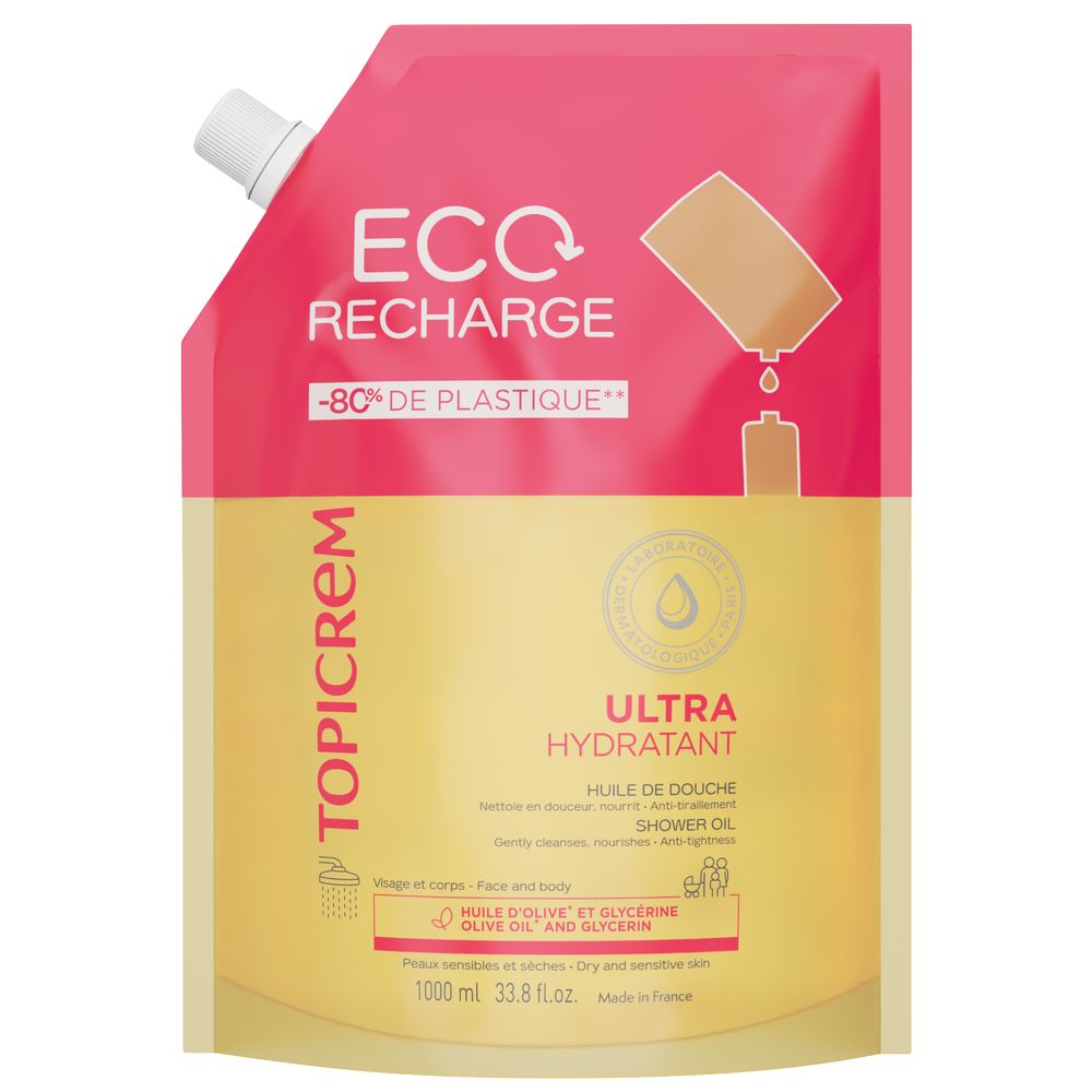 Topicrem UH Aceite de Ducha Recarga 1000 ml