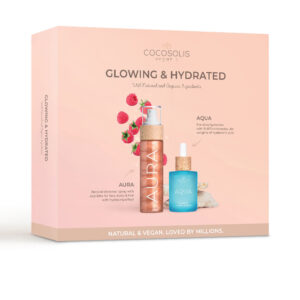 COCOSOLIS Glow & Hydrated Estuche 2 pz: Aura Peptide Shimmer Spray 100 ml + AQUA Filler-Effect Hyaluron Supreme 50 ml