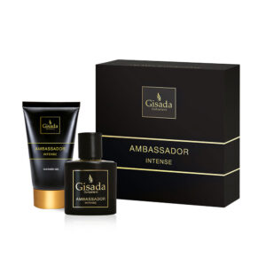 GISADA Ambassador Intense Estuche 2 pz – Eau de Parfum vaporizador 50 ml + Gel de Ducha 100 ml