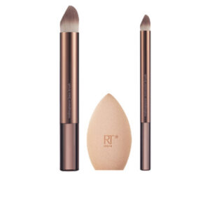 Real Techniques MakeupSaver Esponja + 2 Pinceles Estuche 3 Piezas