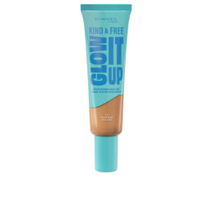 RIMMEL LONDON KIND & FREE GLOW IT UP Base Líquida #210 Golden Beige 30 ml