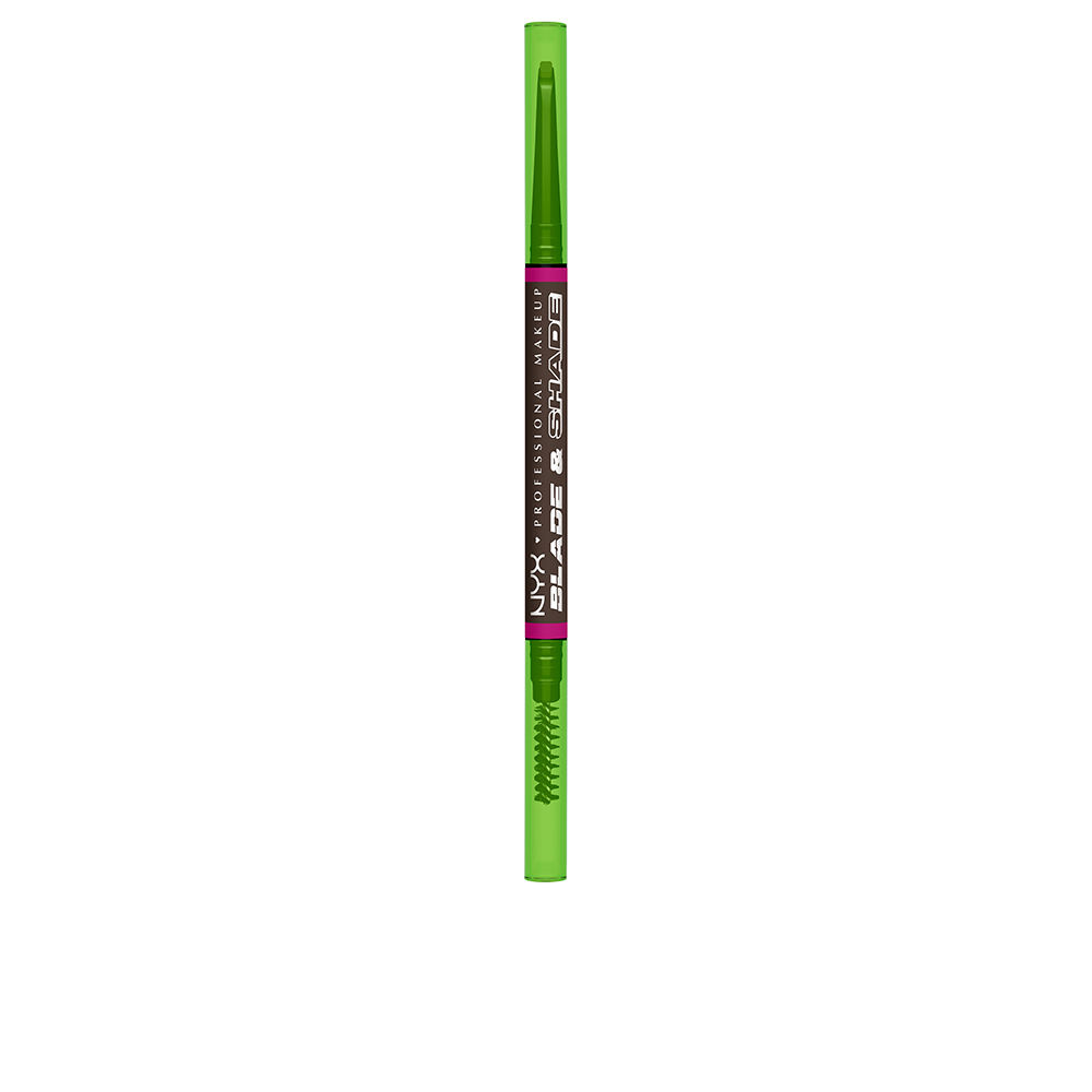 NYX PROFESSIONAL MAKE UP BLADE & SHADE NANO Lápiz de Cejas #07-Ash Brown 1 u