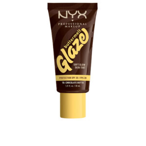NYX PROFESSIONAL MAKE UP BUTTERMELT GLAZE Sunscreen Tint SPF30 #10-Chocolate Butta 30 ml
