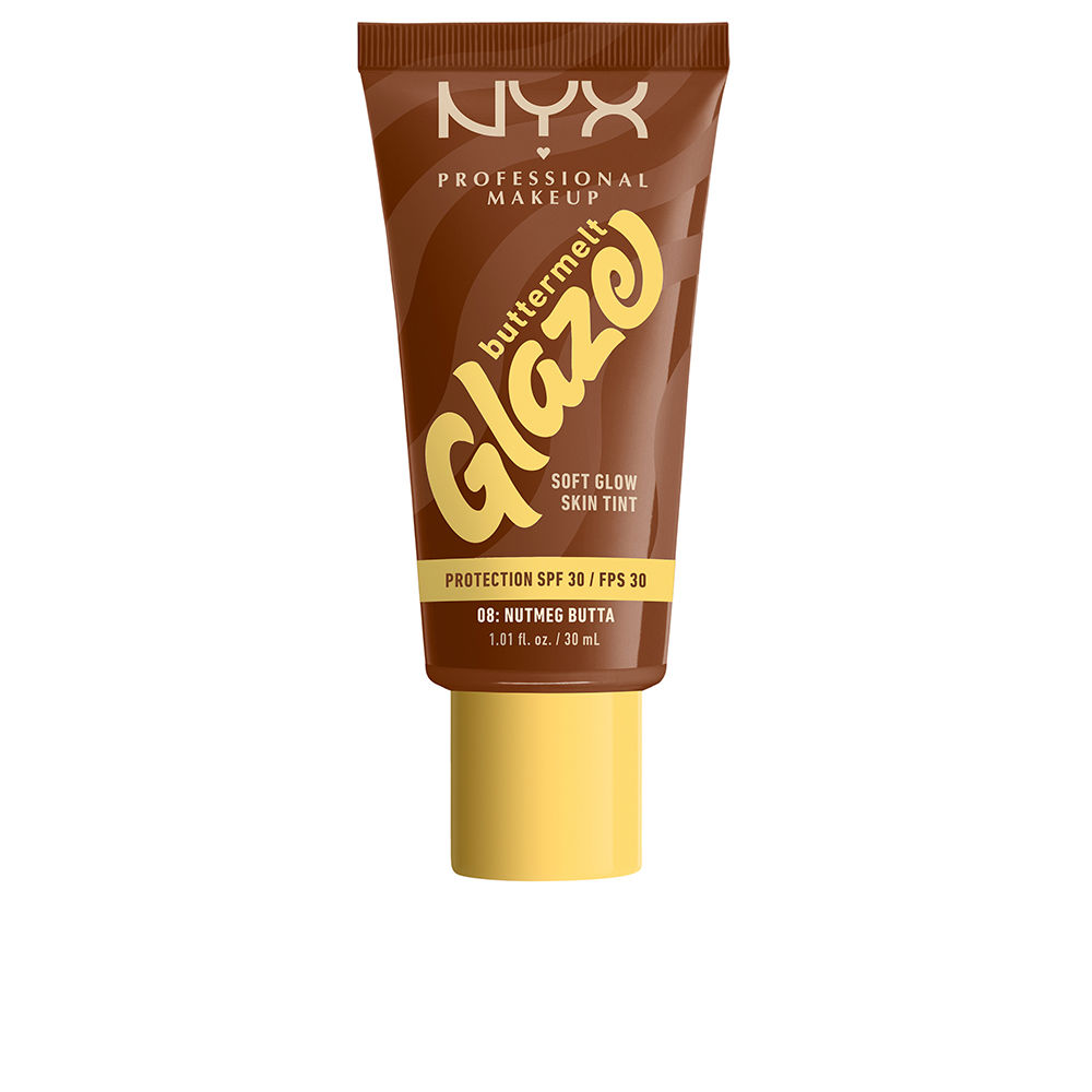 NYX PROFESSIONAL MAKE UP Buttermelt Glaze Protector Solar Tint SPF30 #08 Nutmeg Butta 30 ml