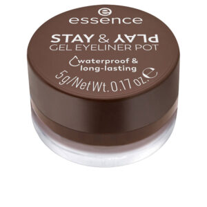 ESSENCE STAY & PLAY Eyeliner Gel en Tarro #02-Brown 5 gr