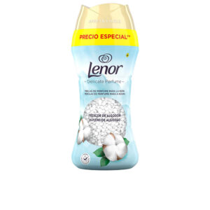 Lenor UNSTOPPABLES Suavizante para Ropa – Perlas de Perfume, Frescor Algodón 195 gr