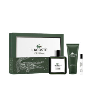 Lacoste Original Parfum Estuche 3 Piezas - Eau de Parfum Vaporizador 100 ml + Gel de Ducha 100 ml + Eau de Parfum Vaporizador 7,5 ml