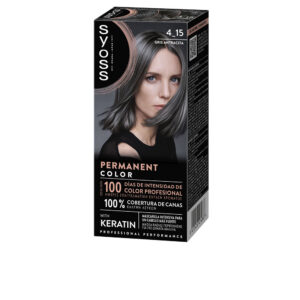 SYOSS PERMANENT COLOR #4.15-Gris Antracita 1 u