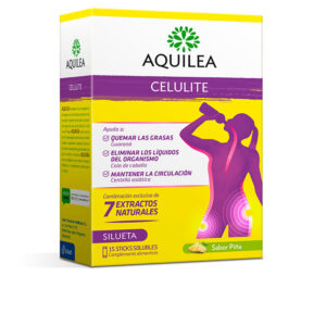 Aquilea Celulina Tratamiento para la Celulitis - 15 Sticks Bebibles de 10 ml